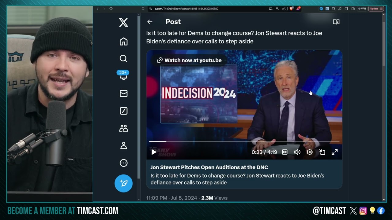 Jon Stewart SLAMS Biden, Calls To OVERTURN Democrat Primary, Media COORDINATES To REMOVE Biden