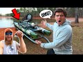 Surprising My Camera Guy w/ NEW Micro Boat (HE FREAKED OUT!!)