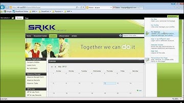 eLeave application on SharePoint 2010 Part 1 - Workflow.mp4