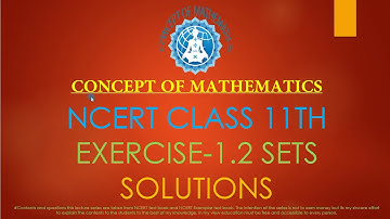 Sets Class 11 Maths NCERT Exercise 1.2 Solutions