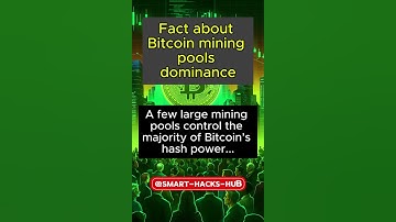 Fact about Bitcoin mining pools dominance #cryptocurrency #blockchaintechnology #cryptomaniacs #btc
