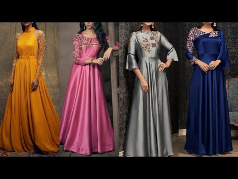 Fascinating Party Wear Poli Rayon Dress | Latest Kurti Designs