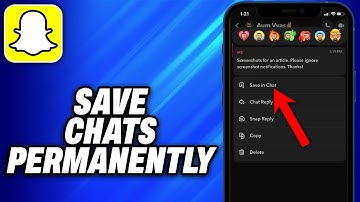 How To Save Snapchat Chats Permanently (2025) - Easy Fix