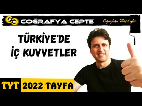 TÜRKİYE'DE İÇ KUVVETLER - TÜRKİYE'NİN YER ŞEKİLLERİ ( TYT COĞRAFYA )