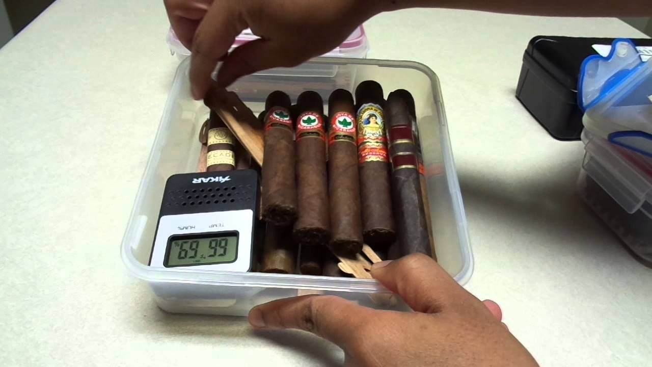 How to make the best tupperdore for your cigars (Sony DSCW830) YouTube