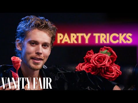 Austin Butler Folds a Paper Rose | Party Tricks | Vanity Fair