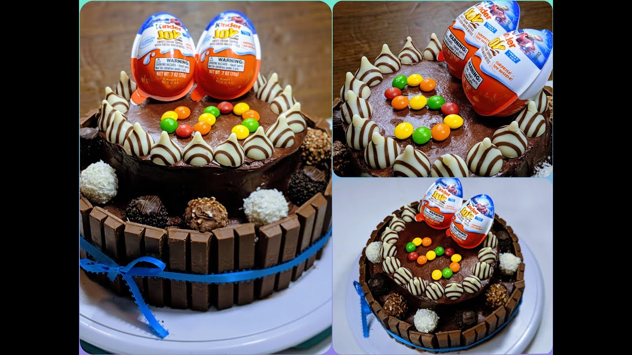 Eggless Chocolate Cake I Birthday Cake I Chocolate Decoration Cake | KK
