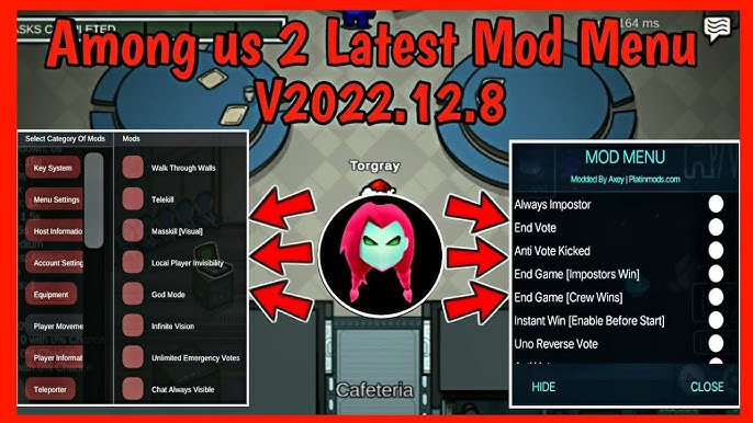 Among us Polar V2022.8.25 Mod Menu, Show Impostor, Masskill, Player Size