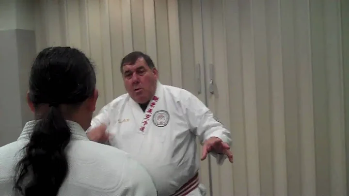 Soke Joe Hess Demonstrating a Technique at CMMAE