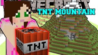 Minecraft: MOUNTAINS OF TNT! TOTAL HOUSE BOMBOVER - Mini-Game