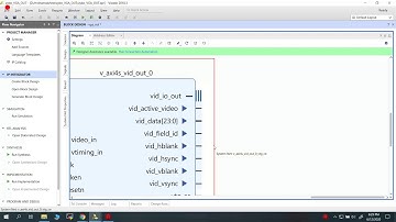 Video Processing 2: Display pattern via VGA output on ZYBO