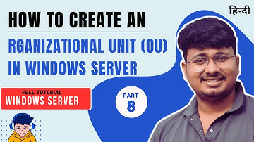 How to Create an Organizational Unit (OU) in Windows Server | Step-by-Step Tutorial  | SibaTecHub