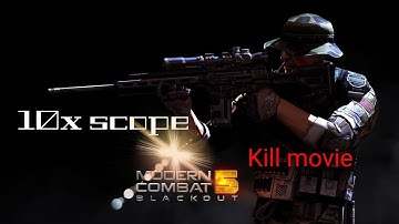 MC5  sniper T-7 bsw-77 10x scope kill movie part 2