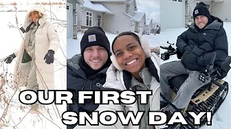 Our First Snow Day! + Elevator Hack
