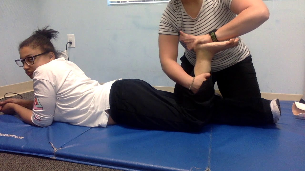 Prone Heel Cord/Achilles Stretch YouTube