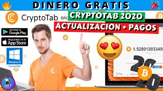 🎯✅🔥CryptoTab 2020 Retiro +6 Pruebas de Pago +Actualizacion + Novedades + Ganancias +Trucos | Jhet😍🔝🎉