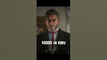 $1000 in GTA vs $1000 in RDR2