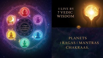 Live 7 Days with Vedic Wisdom: Planets • Chakras • Mantras • Ragas