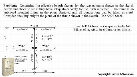 Effective Length Factor Example 01