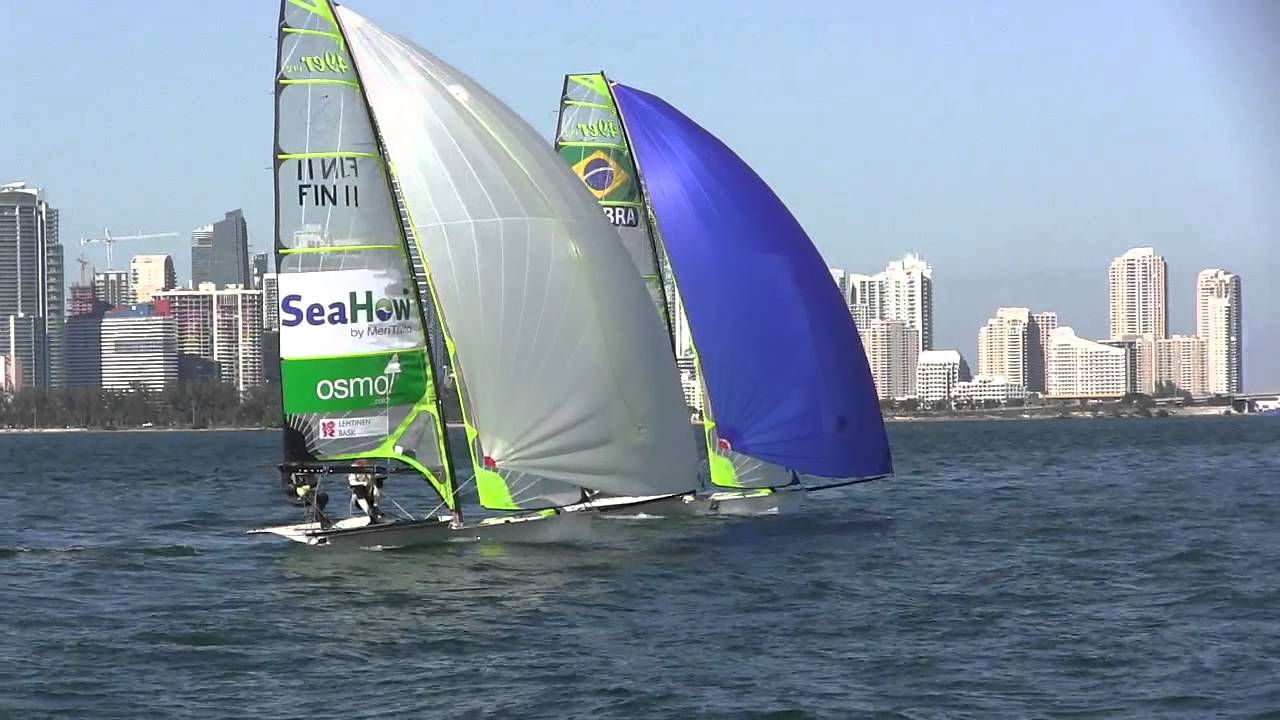 2014 North American's - 49er - Race 5 - Tremendous Battle to the Finish Line