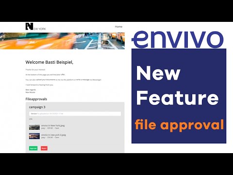 File Approvals made easy with envivo.io