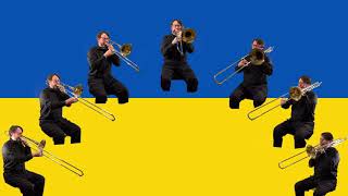 Ukrainian National Anthem on trombones