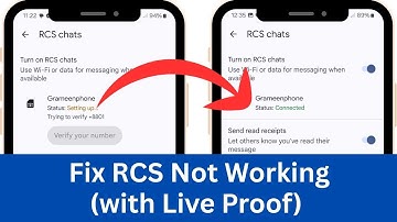 Google Messages RCS Not Working | How to Fix New Phone RCS Not Working