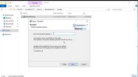 ISR Nanobot Installer Video