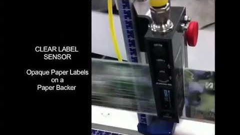 CLEAR LABEL SENSOR   Machine Demo    Clear and Opawmv