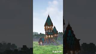 Fantasy Wizard Tower House 🧙🏻‍♂️✨ | Minecraft