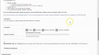 First-Time WebMD Registration