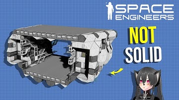 Benefits of Big but Hollow Ship Hull, Space Engineers