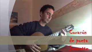 Corazón de poeta Jeanette cover guitarra fingerstyle