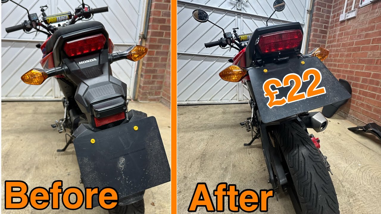 honda grom tail tidy