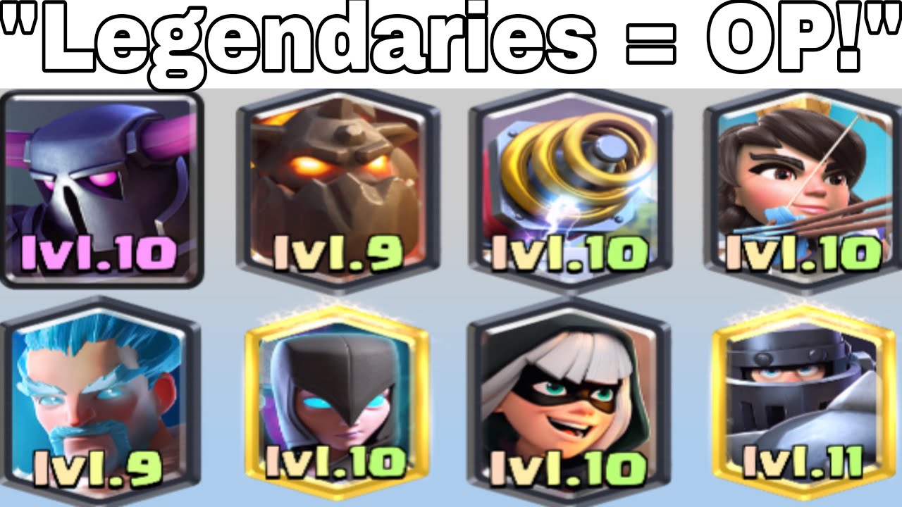 When Clash Royale Noobs Use Too Many Legendaries….