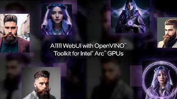 A1111 WebUI with OpenVINO™ Toolkit for Intel® Arc™ GPUs