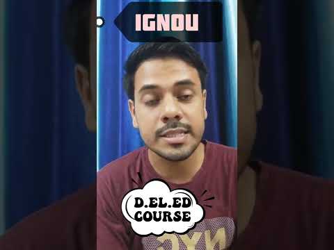IGNOU D.El.Ed Course | Course Duration of Diploma in Elementary Education [D.El.Ed] is 2 Years.??