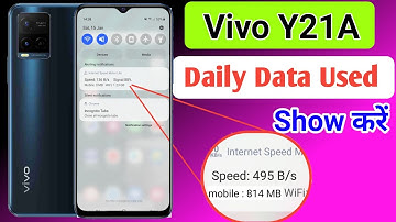 Vivo Y21A Enable daily data Used | vivo Y21a Enable Data Usage Notification Bar