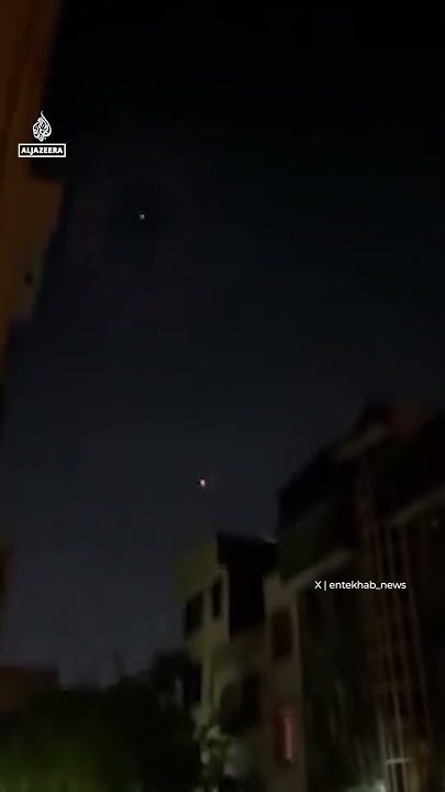 Video shows Iranian air defence systems activate during Israeli attack ...