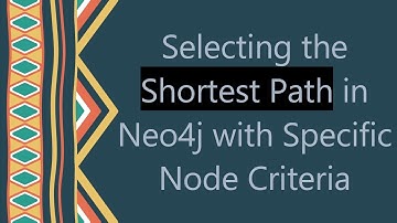 Selecting the Shortest Path in Neo4j with Specific Node Criteria