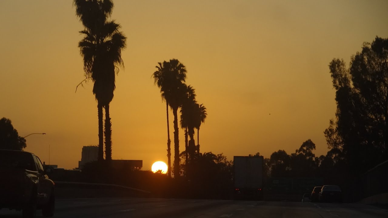 Vehicles of ADOT - Cone Truck - YouTube Hollywood Sunset Los Angeles City LA Traffic Tour Metro ...