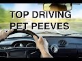 10 biggest driving pet peeves