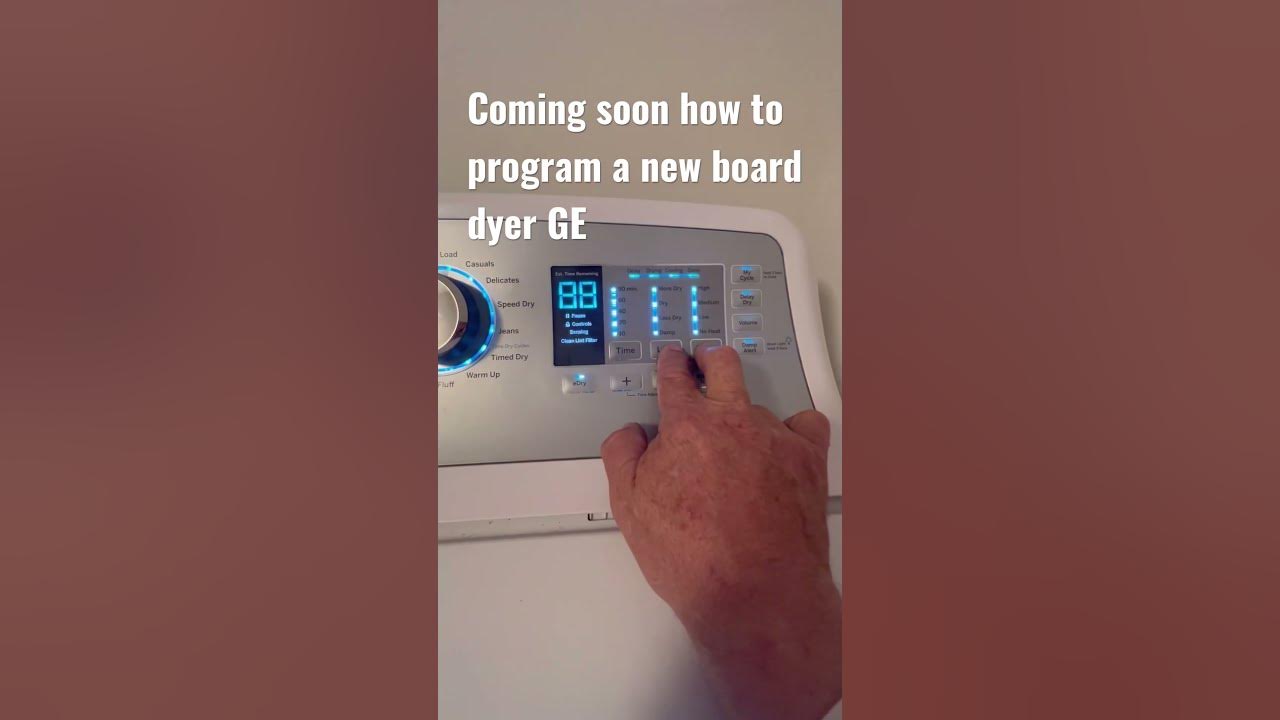 Dryer GE blinking after install new board YouTube