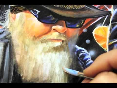 ZZ Top - "Sharp Dressed Man" Painting Montage by M...