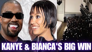 Kanye & Bianca Wins Big