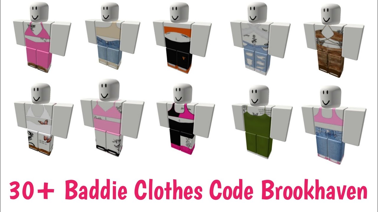 30+ Baddie Clothes Codes For Brookhaven RP (2024) - YouTube