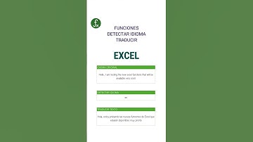 ¿Sabías que puedes traducir textos en Excel? ¡Descúbrelo! #excelfacil #exceltips #exceltricks