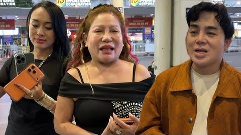 Trực Tiếp Đón Bích Phương Tại Sân Bay - Vợ Chồng Thái Hoàng Kim Thoa Tại Sân Bay Lúc Này 