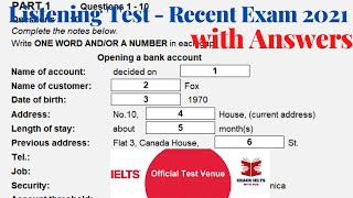 IELTS LISTENING ACTUAL TEST WITH ANSWERS | 14.09.2022