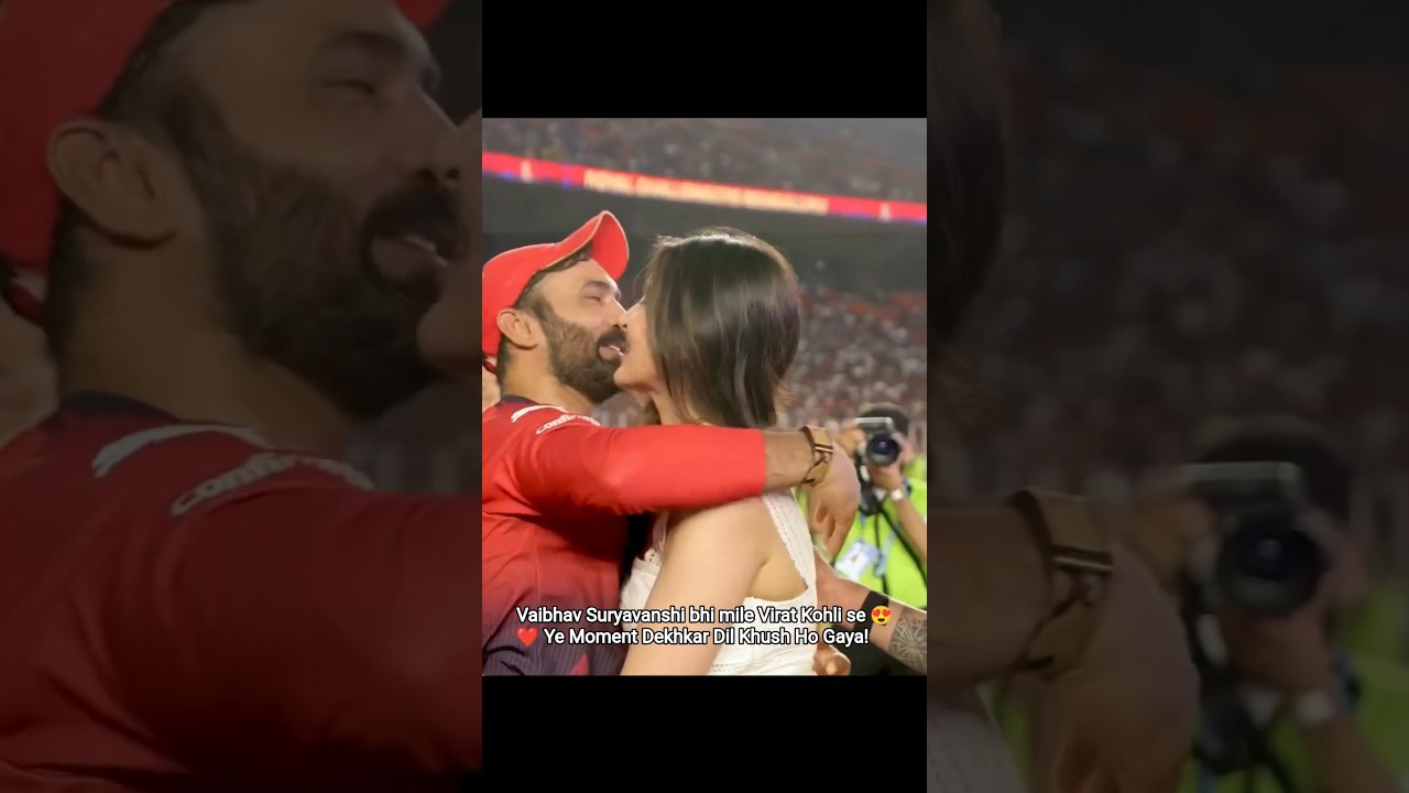 Vaibhav Suryavanshi bhi mile Virat Kohli se 😍❤️ Ye Moment Dekhkar Dil Khush Ho Gaya!#viralvideo
